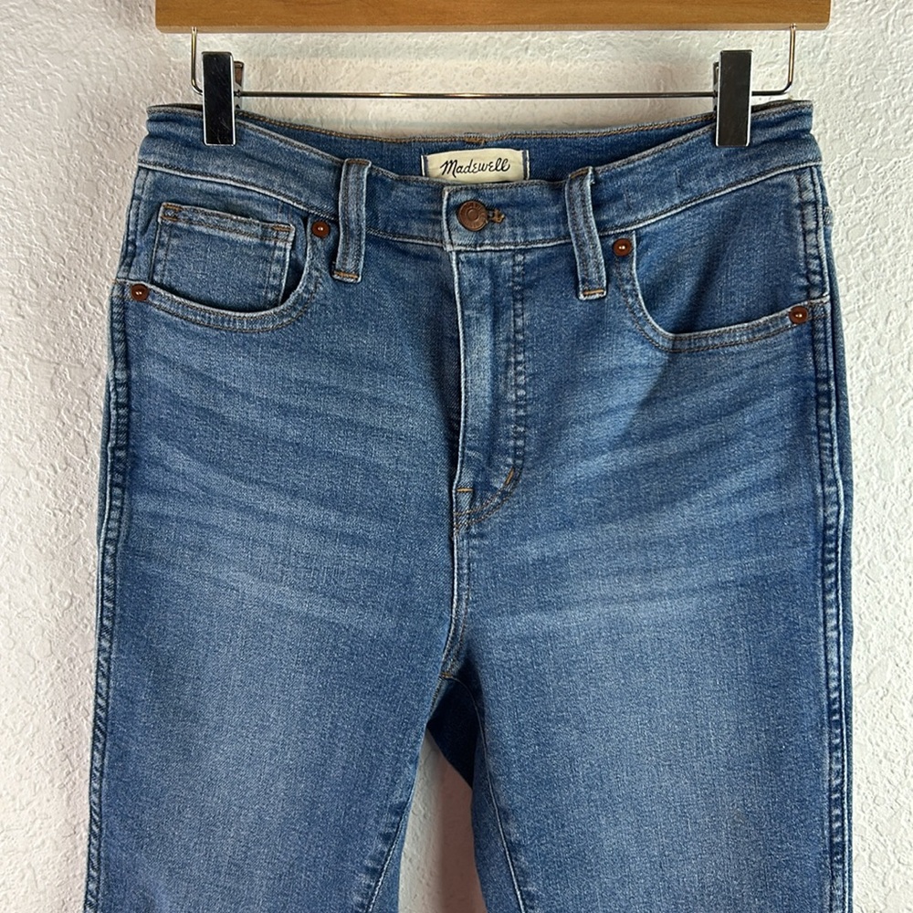 Perfect Madewell 10" High Rise Skinny Crop Jeans 27 - Picture 5 of 8